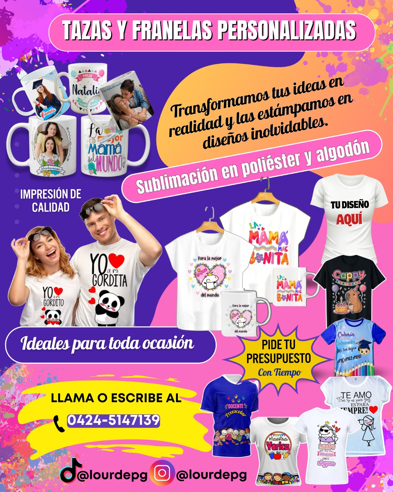 Sublimación Pesonalizada L&A